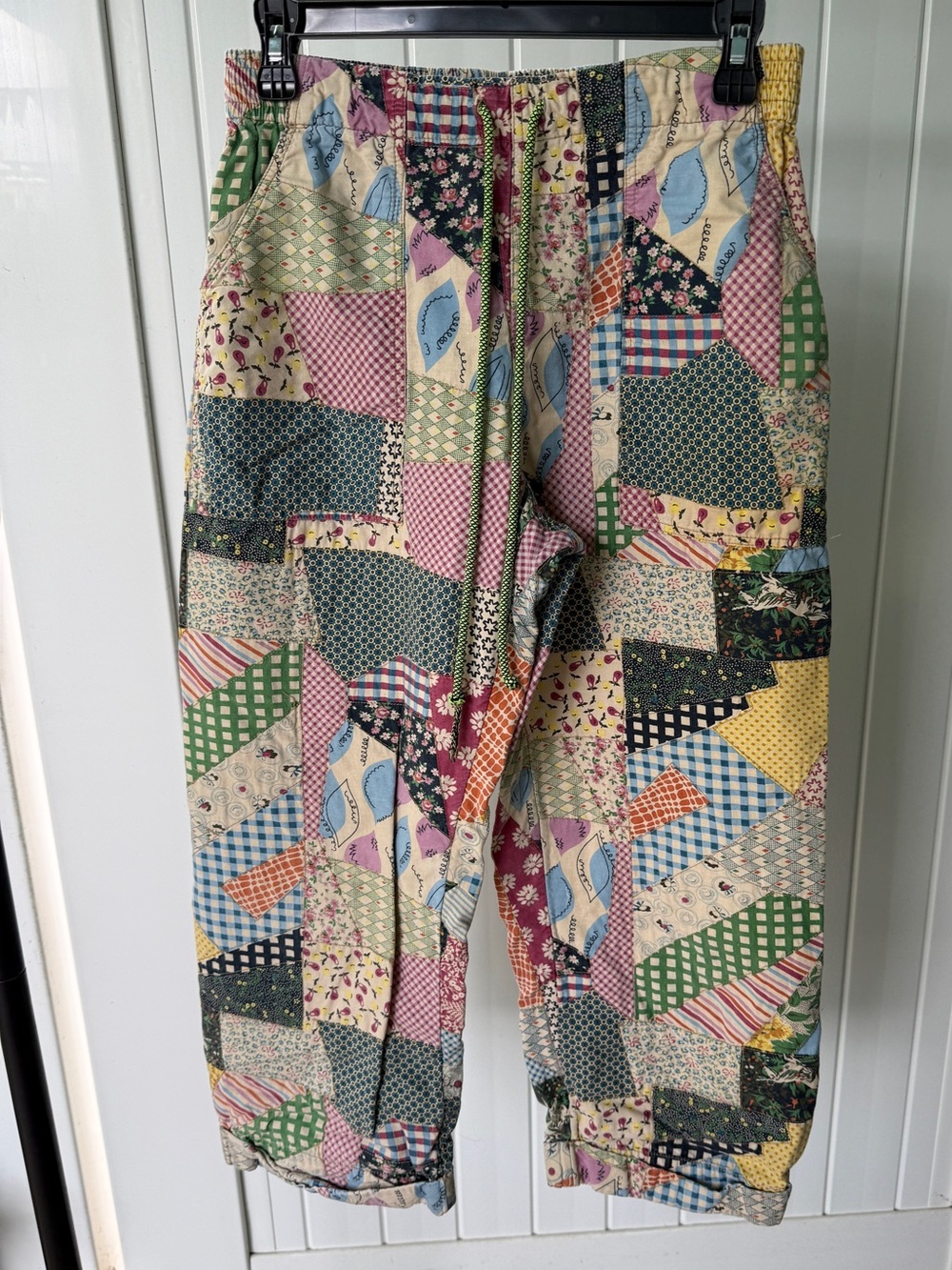 Kimchi Blue patchwork Magnolia Pearl style miner pants provision trousers - Picture 2 of 16